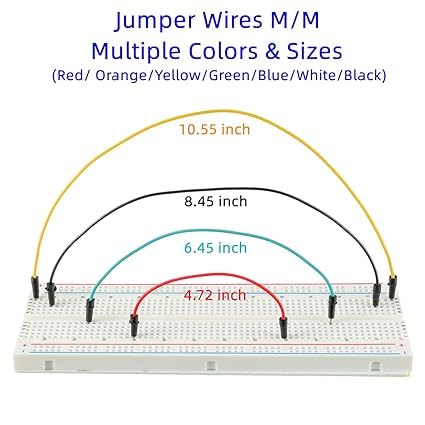 Solderless breadboard, breadboard cable, breadboard kit 1
