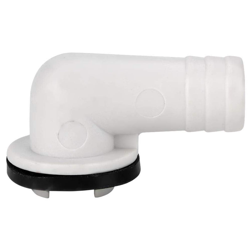 Denkerm Right Angel Outlet Connector, Drain Drain ABS Material Air Conditioning Discharge Tool Air Conditioner Drain Air Conditioners