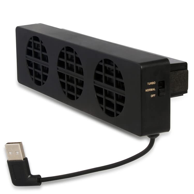Bewinner USB Cooling Fan Base Stand Dock for Game Console - 3 Fans Cooler Holder Bracket, External Cooling