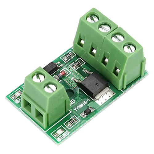 MOSFET Driver Module, Control Module MOS, 3-20V to 3.7-27VDC 10A Switching Module Field Effect Module, High Energy PWM Switch Control Board, YYNMOS-1 FET Optocoupler