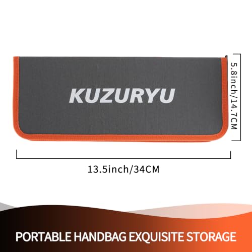KUZURYU 31PCS Metal File Set - 4 Metal Files for Steel and 12 Needle Files with Steel Brush, Tool Bag, Riffler File, 12 Sandpaper and Gloves, Suitable for Metal and Wood Processing File Set-31pcs