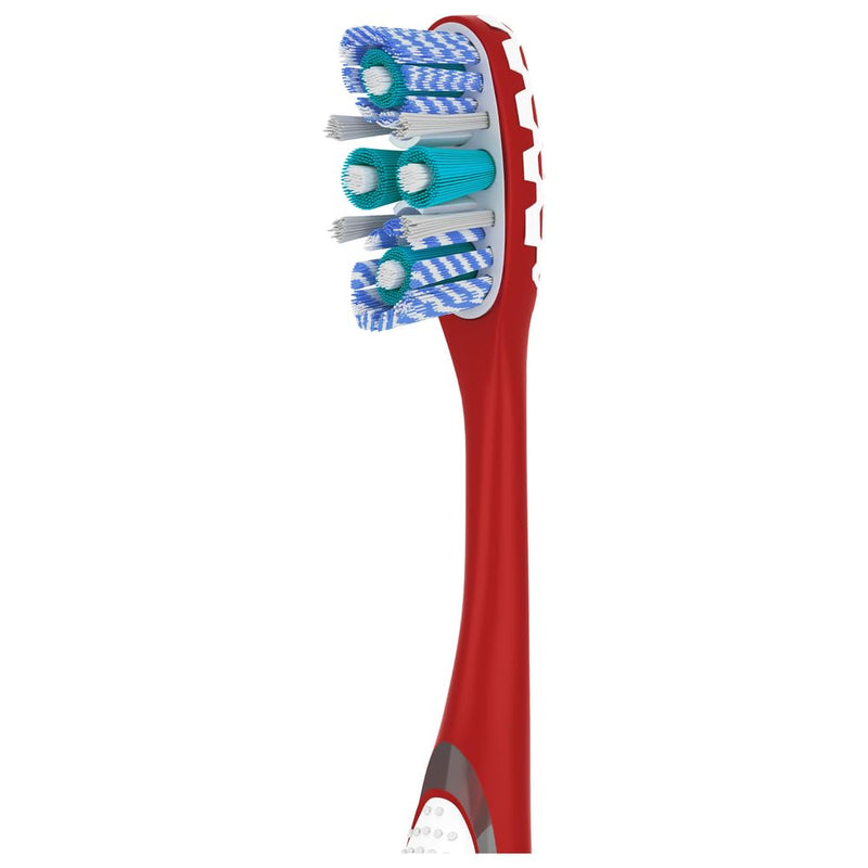 Colgate 360 Advanced Whitening Soft Toothbrush Pack, 4 Adult Soft Toothbrushes with Cheek and Tongue Cleaner, Helps Clean Your Teeth, Tongue, Cheeks, & Gums, 4 - Pack (Pack of 2) 1 Count (Pack of 8)