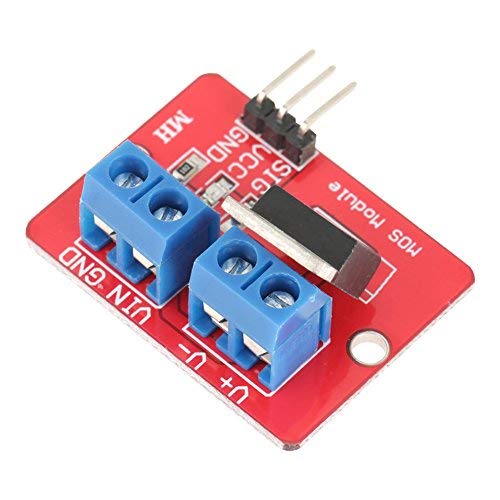 Akozon MOSFET Driver Module 5PCS 0-24V Button Drive for Arduino Drive Module MOS Tube Field Effect Tube Drive Module (3.5V/5V)