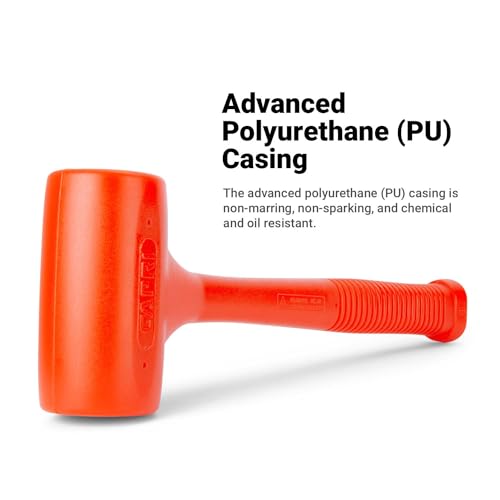 Capri Tools 10099 C099 Deadblow Hammer Orange PU, 4 lb.