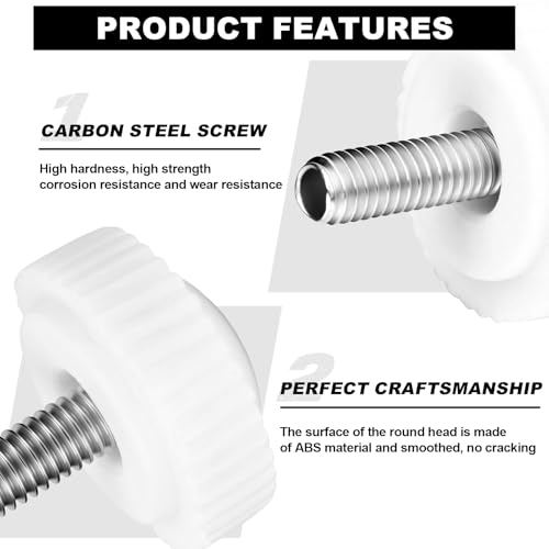 2 Pcs Security Quick Thumb Screws Compatible with myQ Smart Garage Door Video Keypad, Easy to Install