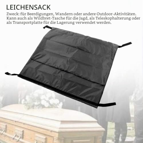Cocoarm 210D Waterproof Leak Proof Body Bag 200x90cm Black