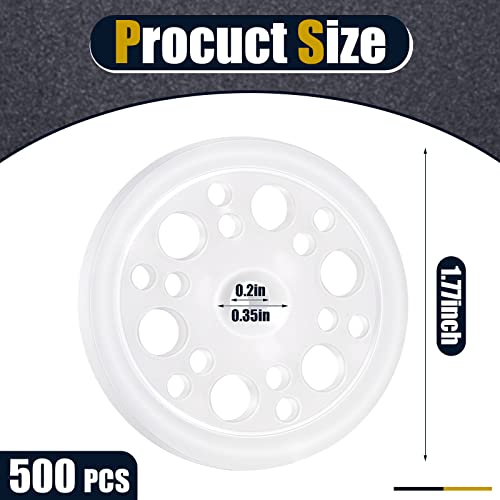 Taiyin 500 Pcs 1.77 Inch/ 45 mm Plastic Washers Foam Board Insulation