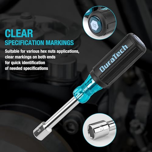 DURATECH 7-Piece SAE Nut Driver Set, Nut Drivers