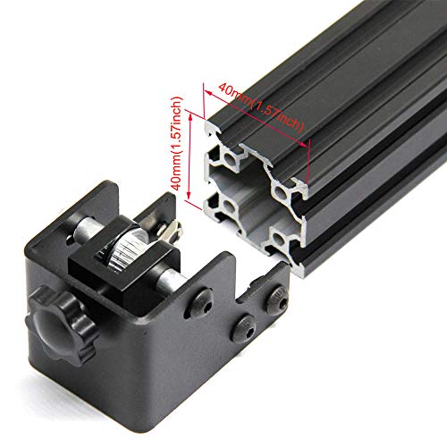 Upgrade 4040 Double Slot Profile 40x40mm Y-axis Synchronous Belt Stretch Straighten Tensioner for Ender-3 Pro/Ender3 V2/CR-20 Pro 3D Printer Parts (4040)