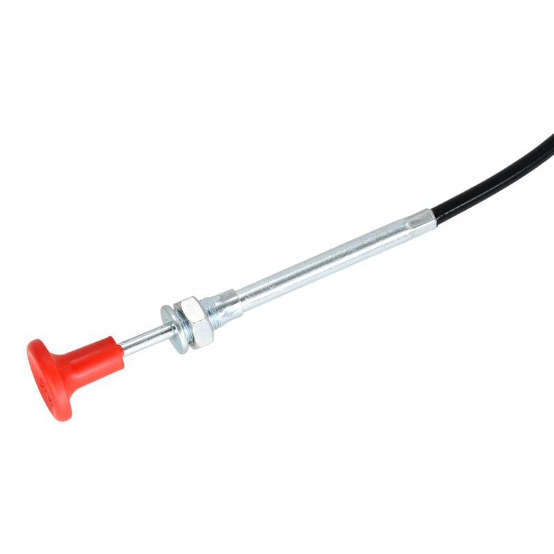 Fuel Stop Shut Off Cable E5NN9C331EA Compatible with Ford New Holland Tractor 2000 2600 3000 3600 4000 4600 5000 5600 6600 7000 7600 8000 8600 9000 9600 Replace C5NN9C331H 83954545