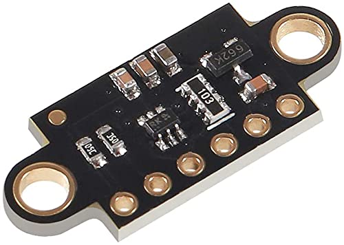 2PCS VL53L0X Time-of-Flight (ToF) Laser Ranging Sensor Breakout 940nm VL53L0X V2 Laser Distance Module I2C IIC (Black) Black