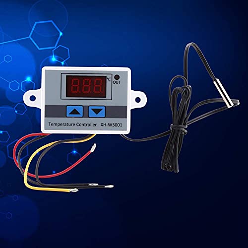 Digital thermostat, 220V, temperature controller, control of cooling and heating thermostat switch with sensor, -50 °C to 110 ℃