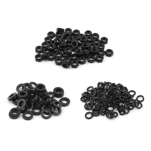 432 pcs Bolts and Nuts Set, 10.9 Grade Alloy Steel M6-1.0 M8-1.25 Button Head Hex Socket Cap Screws Bolts Nuts Washer Assortment Kit with Hex Wrench, Magnetic Hexagonal Socket Screwdriver Bit