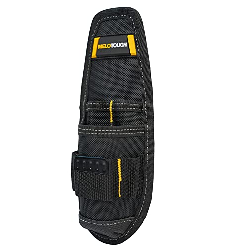 MELOTOUGH Small Technician's Pouch,Small Tool Holder Min Electrical Tool Holder with Yellow and Red Color