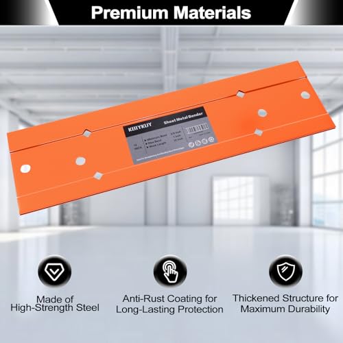 Sheet Metal Bender Folding Tool, 24 Inch HVAC Hand Seamer Brake 24" Bending Tool
