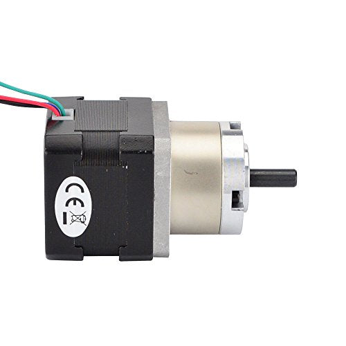 STEPPERONLINE Nema 17 Gearbox Step Motor Planetary Gear 5:1 0.4A