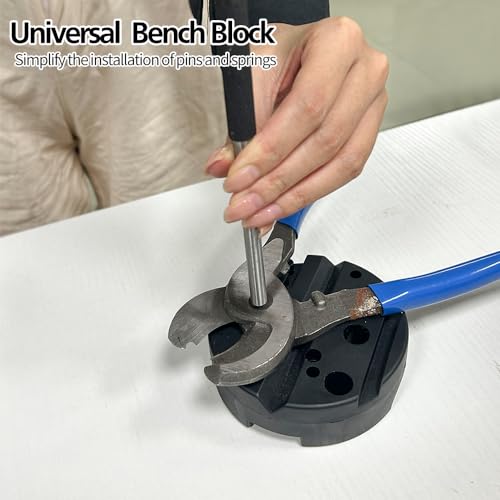 14pcs Pin Punch Set, including Universal Block, Pin Punches and Hammer (Pack of 2) Pin Punches + Block (Pack of 2)