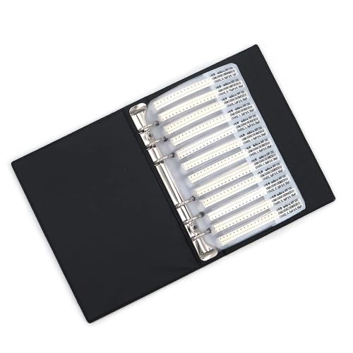 DollaTek Capacitor 0402 (0.5pF-1uF) 80 Value x 50pcs = 4000pcs SMD SMT Capacitor Combined Example Book Kit 0402 Capacitor