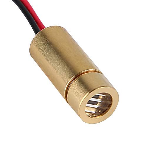 Focusable Laser Module, 2.8-5 V, 650 nm, 5 mW, 9 x 23 mm Diode Module, Red Dot Laser Head Measuring Tool (Line)