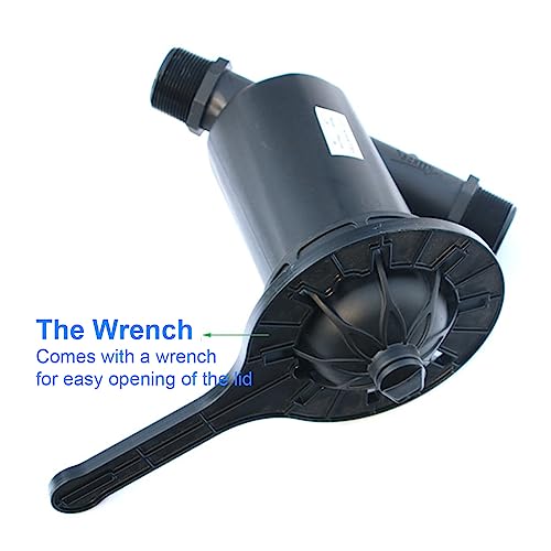 Irrigation Y Strainer, Disc Filter - 88 GPM, 120 Mesh,1-1/2" NPT 1-1/2 inches
