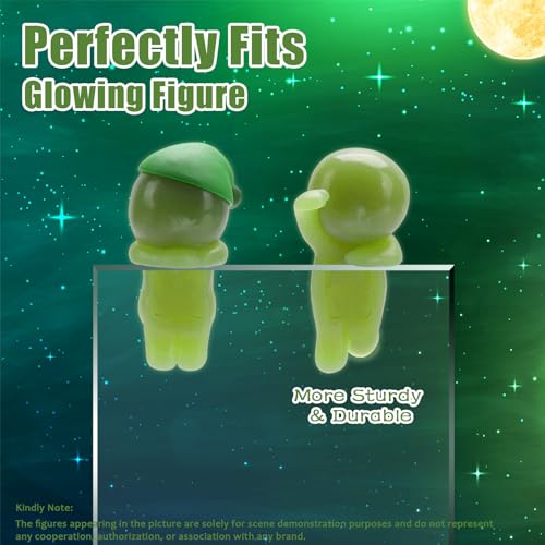 Lopau Sticky Pads for Smiski Hippers, 132PCS Double-Sided Glue Tabs