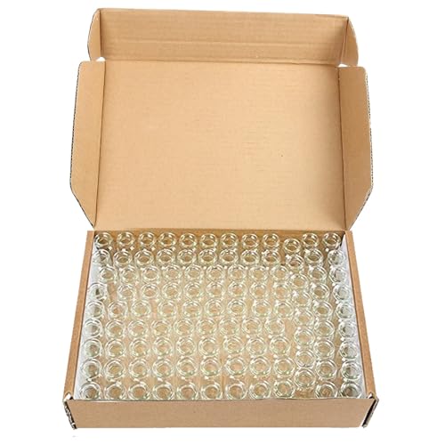 HighFree Flip Vial Crimper + 100 Pcs Glass Vials (13mm with 3ml Vials) 13mm with 3ml Vials