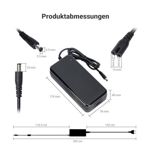 Fosi Audio 48V 5A Power Supply for Home Audio Bluetooth Stereo Receiver Amplifier Mini Hi-Fi Class D Integrated Amp
