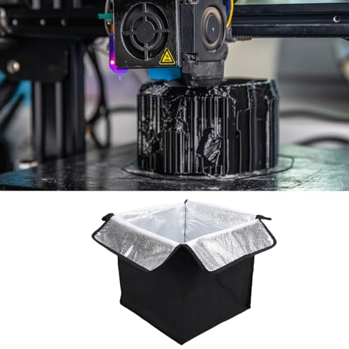Hyuduo 3D Printer Cover Water Proof Dust Wear Proof High Temperature Resistant with Handle for Easy Removal Fit for A1 Mini 18.7 X 14.37 X 13.58in