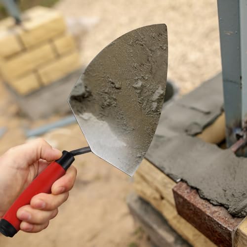 Lasnten 6 PCS Masonry Hand Tool Set 11" x 5-1/2" Philadelphia Brick Trowel