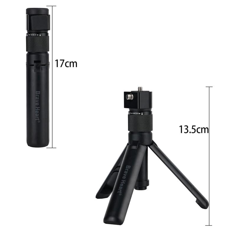 Handheld Bullet Time Bundle Mini Tripod for Insta360 Insta 360 X4 one X3 One X2/One RS/One R/One Gopro Go pro max Accessories… Black