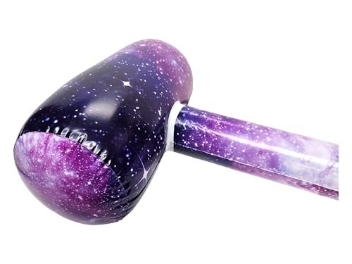 Zugar Land Galaxy Print Mallet (37 Inch) (12 Pack) Vinyl Inflatable Hammer for Pools and Beach Parties Science Themed (12 Pack) 12 Pack