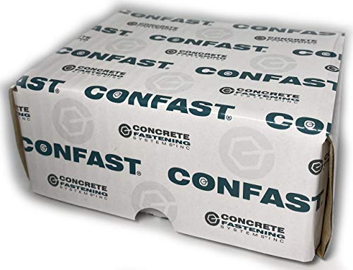 CONFAST 1/4" (Inside/Screw 1/4-20 Diameter) Machine Screw Anchor with 1 Setting Tool (100 per Box)