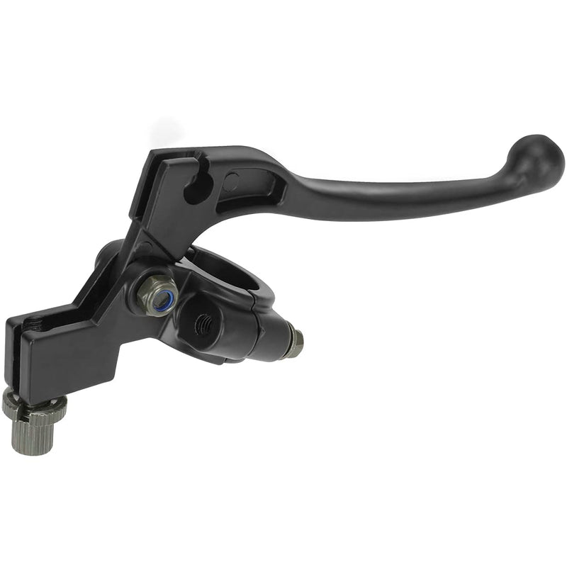 FVRITO 7/8" Left 22mm Universal Clutch Brake Handle Lever Perch for XR80 XR100 CRF70 CRF80 SSR(Apollo,TTR) 125cc SR125 Coolster Roketa Baja ct200u-ex ct200u Pit Dirt Motor Bike Motocross Parts Black