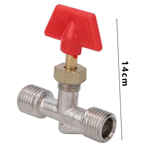 Air Compressor Accessory-5 Pcs Needle Valve 1/4in Float Ball Valve Structure Spare Parts for Air Compressor