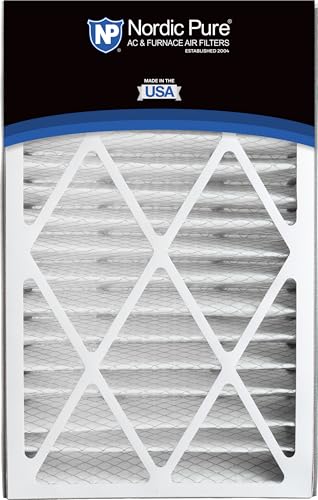 Nordic Pure 16x25x5 Pleated MERV 12 Air Filters 2 Pack