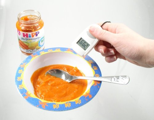 TFA Dostmann Infrared Thermometer Mini Flash, 31.1108, Contactless Measurement of Surfaces, 1s Measuring Time, According to HACCP, Versatile, L 37 x W 17 x H 68 mm