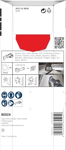 Bosch 5X PRO AYZ 53 BPB Dual-Tec Blade 5 pcs. New Version