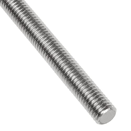 10Pcs M8 x 250mm 304 Stainless Steel Fully Threaded Rods, Threaded Rods Bar Studs, Right Hand Thread Long Threaded Screw, M8-1.25 Thread Pitch, Fits for Anchor Bolts, Hangers, U-Bolts (5/16" x 10")