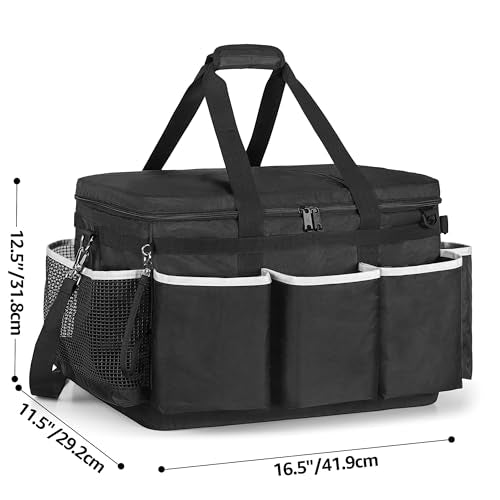 HODRANT Extra-Large Detailing Bag with Waterproof EVA Hard Bottom