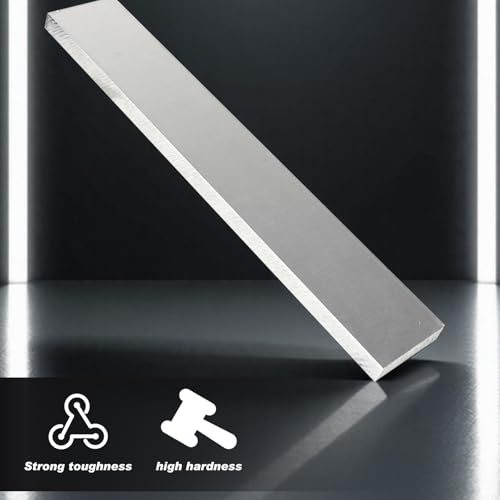 CNQLIS 2 Pieces 1/2" X 2"X 12" Long Square Aluminum Flat Plate 1/2" X 2" X 12"