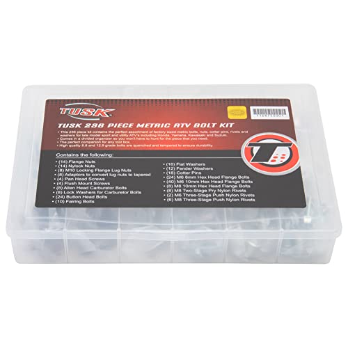 Tusk 236-Piece Metric ATV Bolt Kit