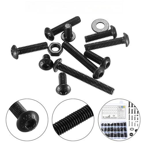 1630 Pcs M2 M3 M4 M5 Pan Head Machine Screws Assortment