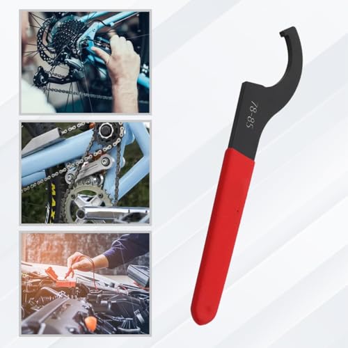 9Pcs C-Shape Hook Spanner for Car & Motorbike Shock Adjustmen Red