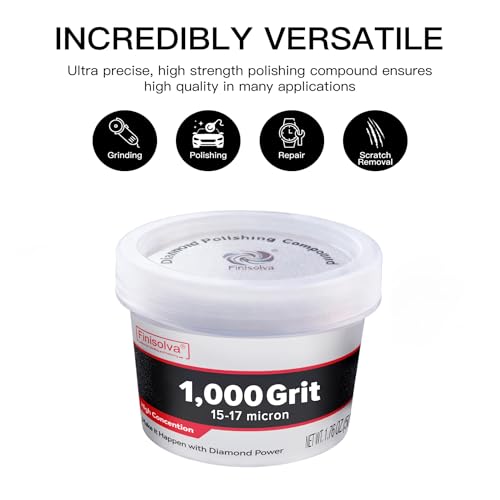 100PCS Wool Felt Polishing Wheel Kit with 1.76 oz 1000 Grit Diamond Polishing Compound, 1/8" Mandrels and Felt Bits for Rotary Tools, Metal, Jewelry, Glass, Stone