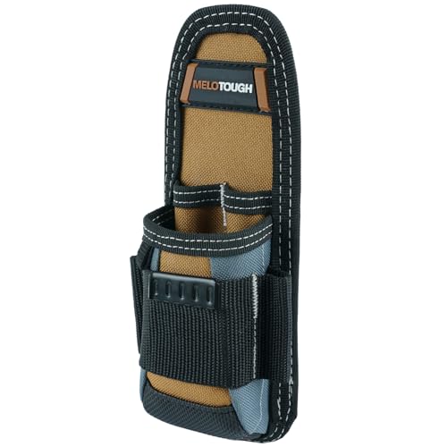 MELOTOUGH Small Tool Pouch with Belt Clip,Small Tool Holder Pouch, Min Work Organizer Tool Holster and Knife Holder with Hammer Holder