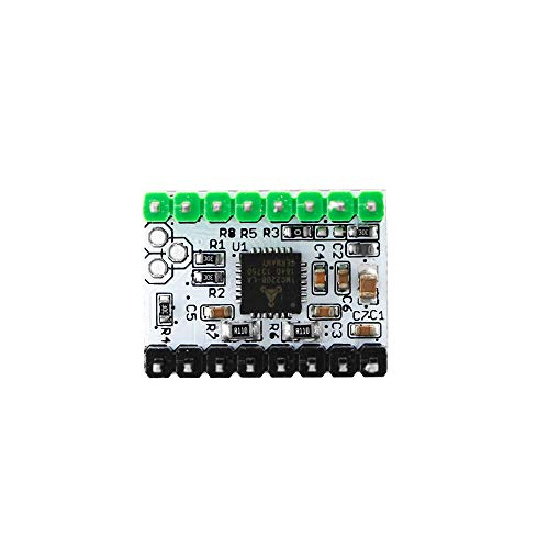 MKS TMC2208 V2.0 Stepper Motor Driver 5pcs, Ultra Silent, Compatible with MKS SGen L, SKR 1.3/1.4 Controller Boards, 24V, PCB, Aluminum, 0.8A, 3D Printer Motor Control