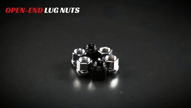 OTUAYAUTO 9/16-18 Lug Nuts, Replacement for 1994-2011 Dodge Ram 2500 3500 9/16-18" 32 PCS Black