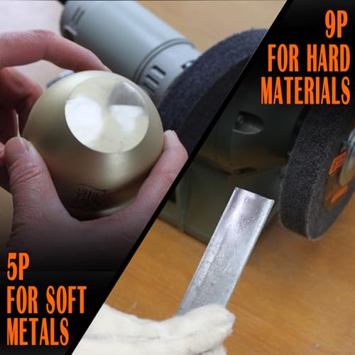Deburring Wheel Brushed Buffing Wheels. For Bench Grinding Polishing Machine. Polishing Stainless Steel Copper and Aluminum. 6 inch Diameter,1/2 inch Arbor,1 inch Thickness,180 Grit.