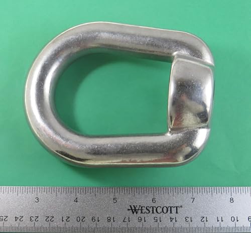 US STAINLESS Stainless Steel 316 Type 804 US Shape Lifting Eye Nut 1" UNC Marine Grade