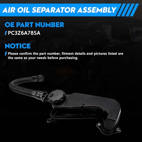 PC3Z-6A785-A Air Oil Separator Assembly Compatible with Ford F250 F350